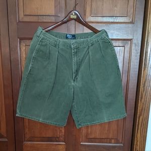 Brushed Cotton Shorts. Polo by Ralph Lauren. 34